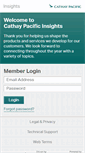 Mobile Screenshot of cathaypacificinsights.com